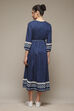 Indigo LIVA Kalidar Dress image number 4